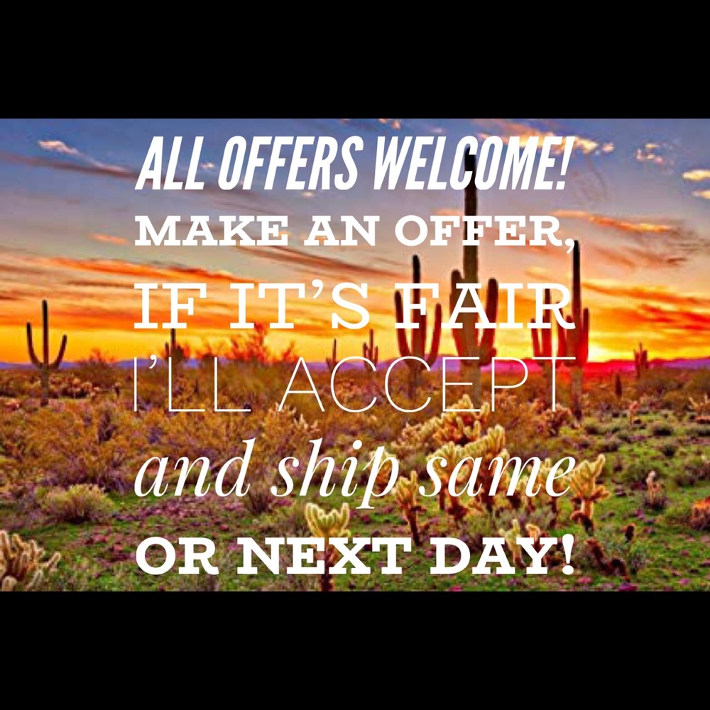 All offers welcome!